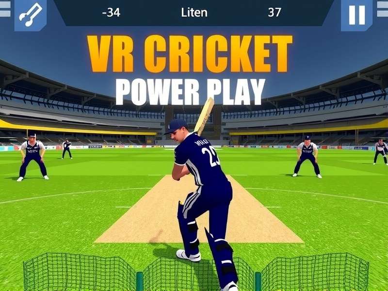 Batting in VR Cricket Power Play